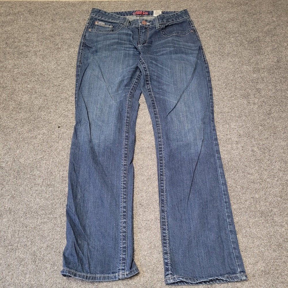 Cinch Jeans Womens Size 29/7R Blue Ada Relaxed Bootcut Western Denim Low Rise